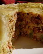 Капустная шарлотка