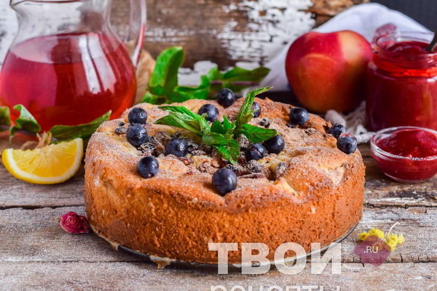 Рецепт шарлотка на кефире