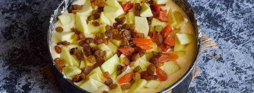 шарлотка на кефире. Шаг 6