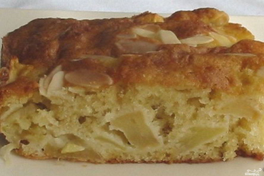 Рецепт шарлотка с грушами и яблоками