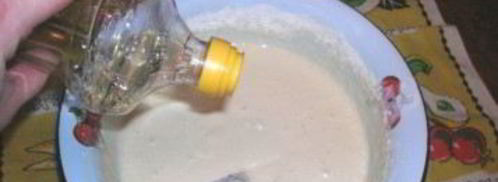 шарлотка с капустой на кефире. Шаг 8