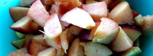 шарлотка с нектаринами. Шаг 2