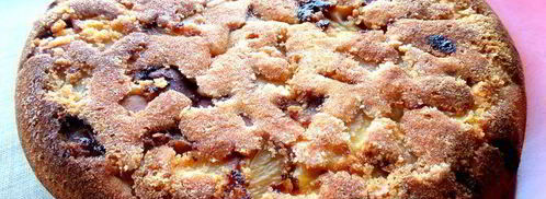 шарлотка с нектаринами. Шаг 12