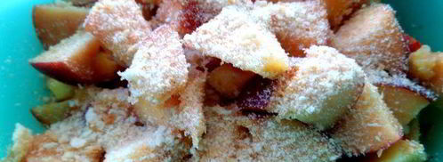 шарлотка с нектаринами. Шаг 3