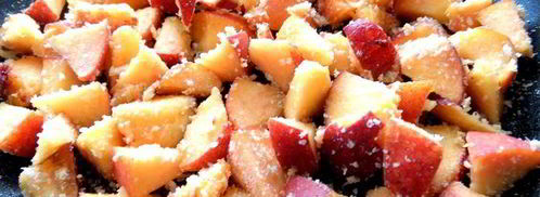 шарлотка с нектаринами. Шаг 4