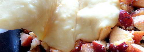 шарлотка с нектаринами. Шаг 9