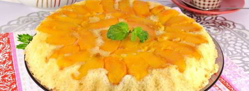 шарлотка с персиками. Шаг 7