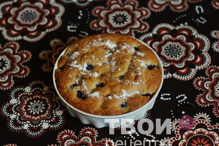 Рецепт шарлотка с вишней