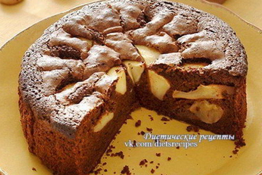 Рецепт шоколадная шарлотка