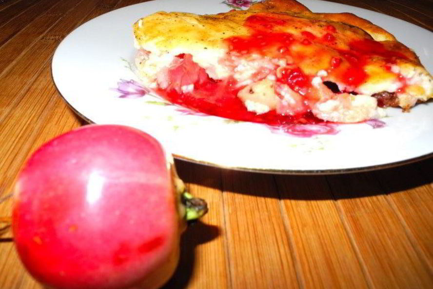 Рецепт творожная шарлотка с райскими яблочками