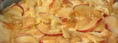 яблочная шарлотка на сидре. Шаг 5