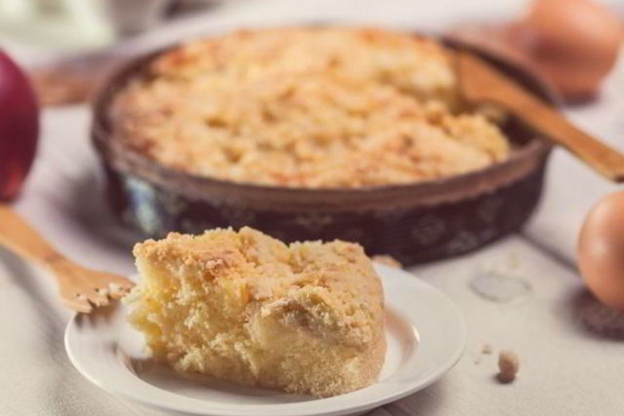 Рецепт яблочная шарлотка с майонезом