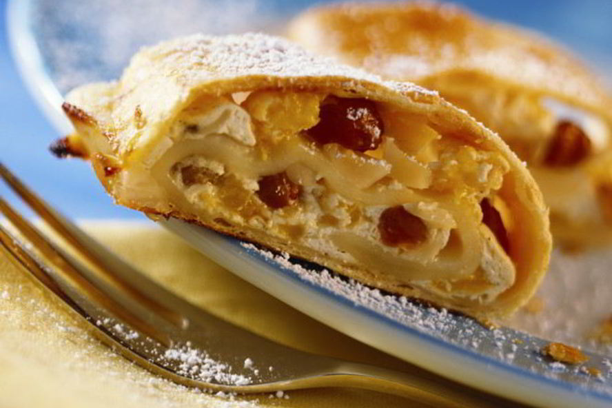 Рецепт штрудель с вишней