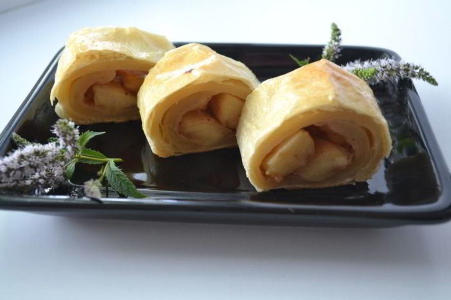 Рецепт штрудель яблочный