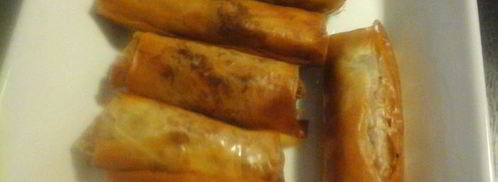 сигары с орешками и пахлава. Шаг 10