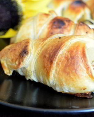 Слойки Груши с франжипаном