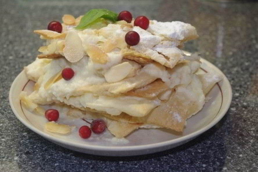 Рецепт слойки с кремом патисьер