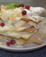 Слойки с кремом патисьер