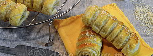 слойки с мясом. Шаг 15