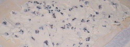 слойки с творожной начинкой и изюмом. Шаг 2