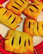 Слойки с тыквой, яблоками и корицей