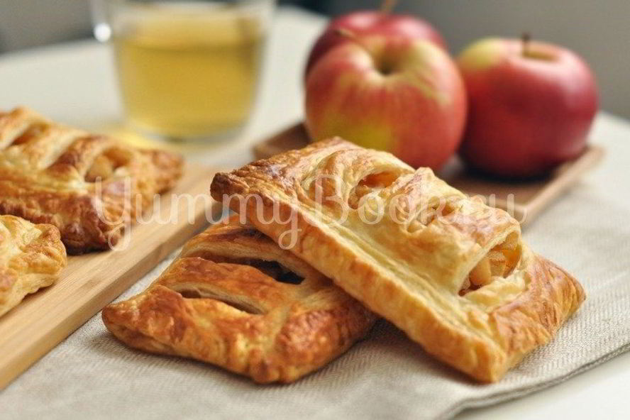 Рецепт слоек с яблоками