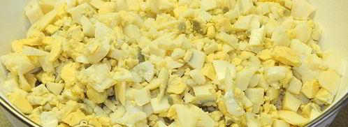 слойки с яйцом и рисом. Шаг 4