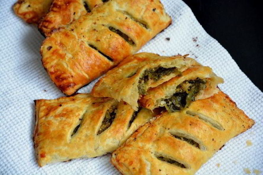 Рецепт слойки со щавелем