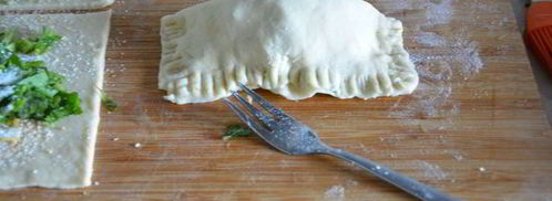 слойки со щавелем. Шаг 21