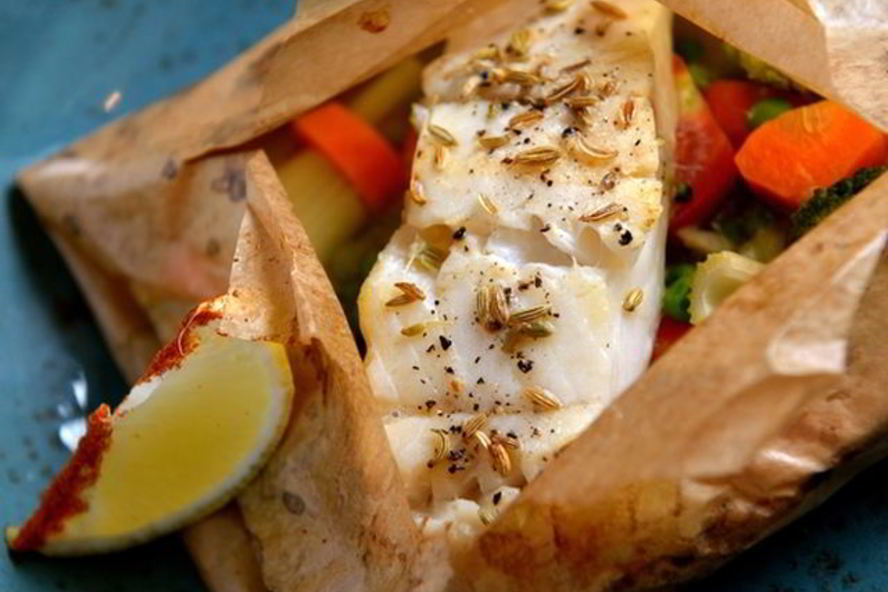 Рецепт средиземноморские рыбные конвертики