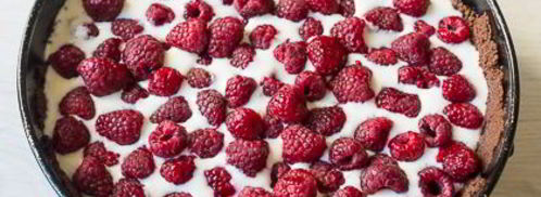 нежный творожник с малиной. Шаг 11