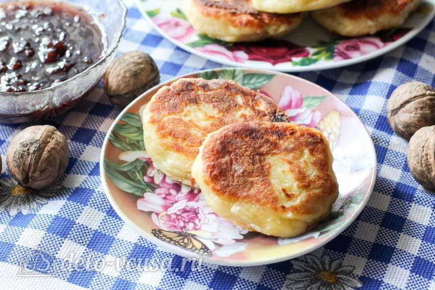 Рецепт сырники с бананом и манкой