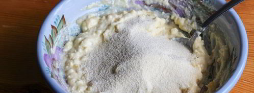 сырники с бананом и манкой. Шаг 4