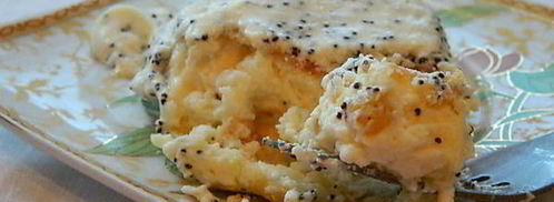 сырники с изюмом и маковым соусом. Шаг 6