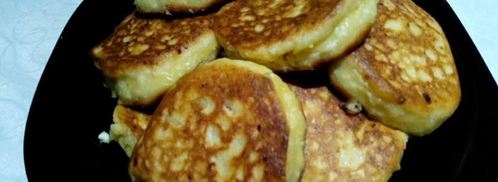 сырники с клубникой и клубничным сиропом. Шаг 6