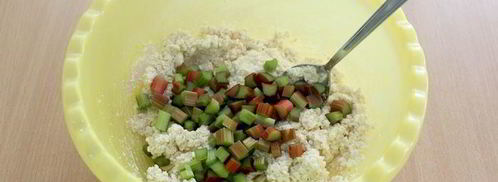 сырники с ревенем. Шаг 2