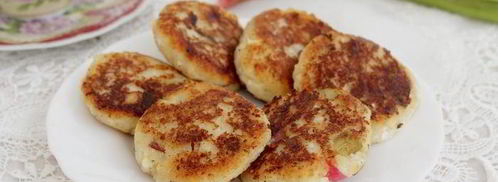 сырники с ревенем. Шаг 4