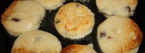 сырники с сушеной вишней. Шаг 4