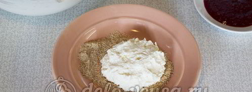 сырники с вареньем. Шаг 5