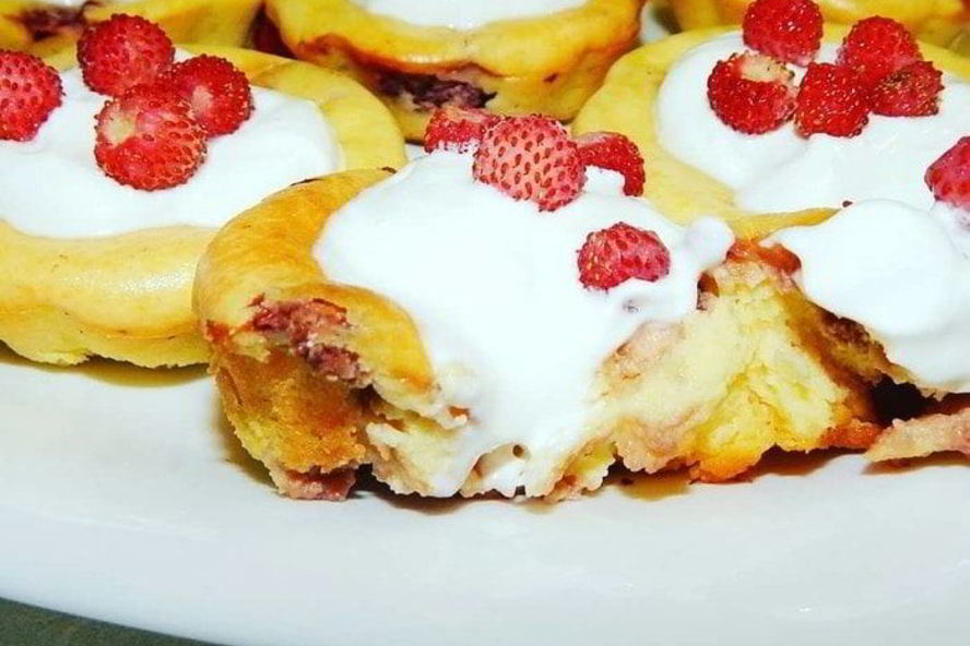 Рецепт сырники с земляникой в духовке