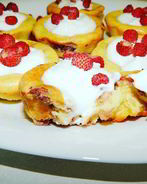 Сырники с земляникой в духовке