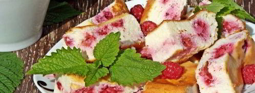 творожник с малиной. Шаг 16