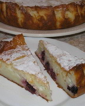 Творожник с вишней