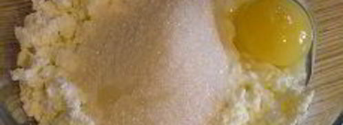 воскресные сырники с персиками. Шаг 2