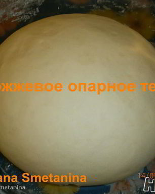 Дрожжевое опарное тесто