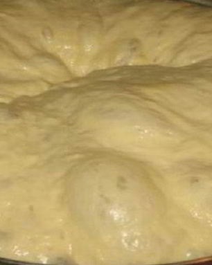 Дрожжевое тесто на воде