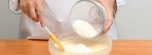 пышное бисквитное тесто. Шаг 3