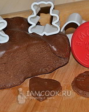 Шоколадное песочное тесто