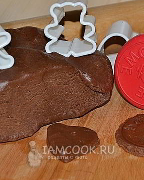 Шоколадное песочное тесто