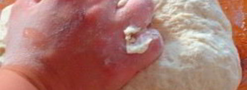 слоеное пресное тесто. Шаг 2